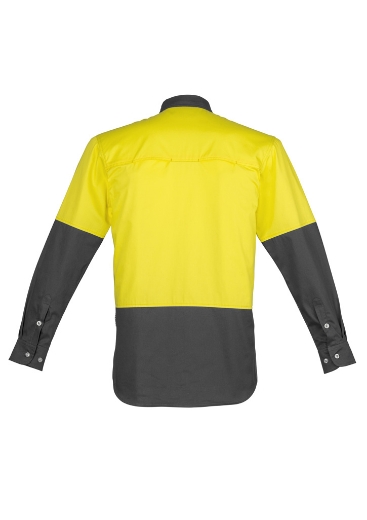 Picture of Syzmik, Mens Hi Vis Spliced Industrial Shirt